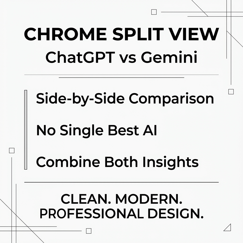 Chrome Split View: My New Method for Comparing AI Responses | Leon's Blog